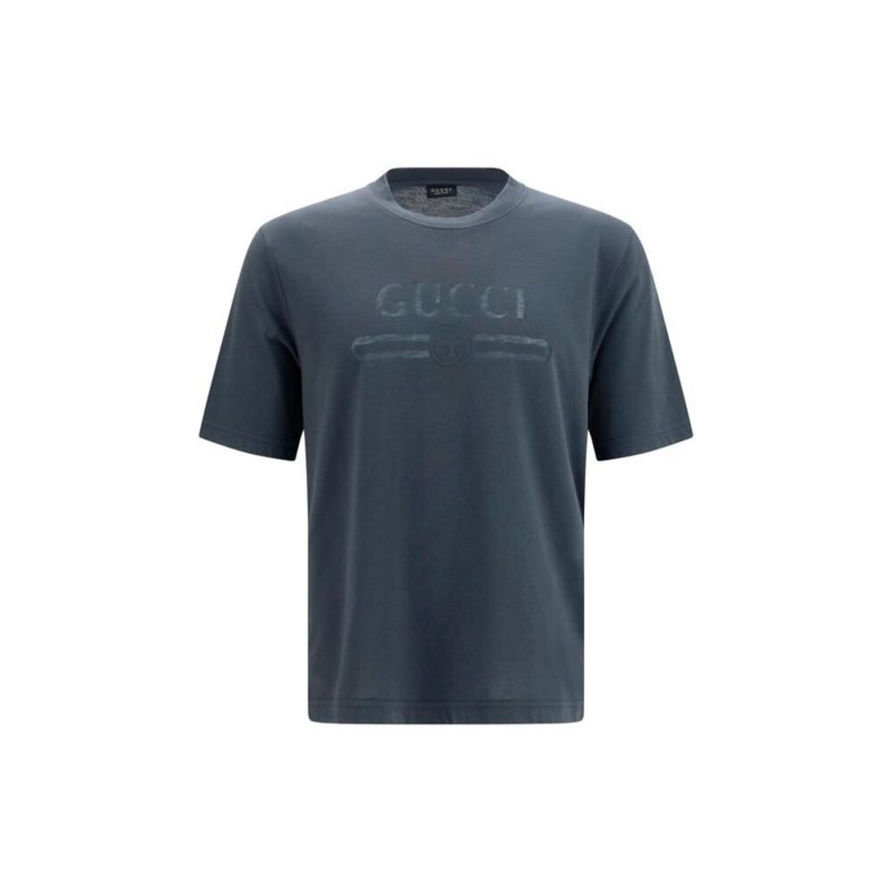 Gucci Gray Cotton Men's T-Shirt